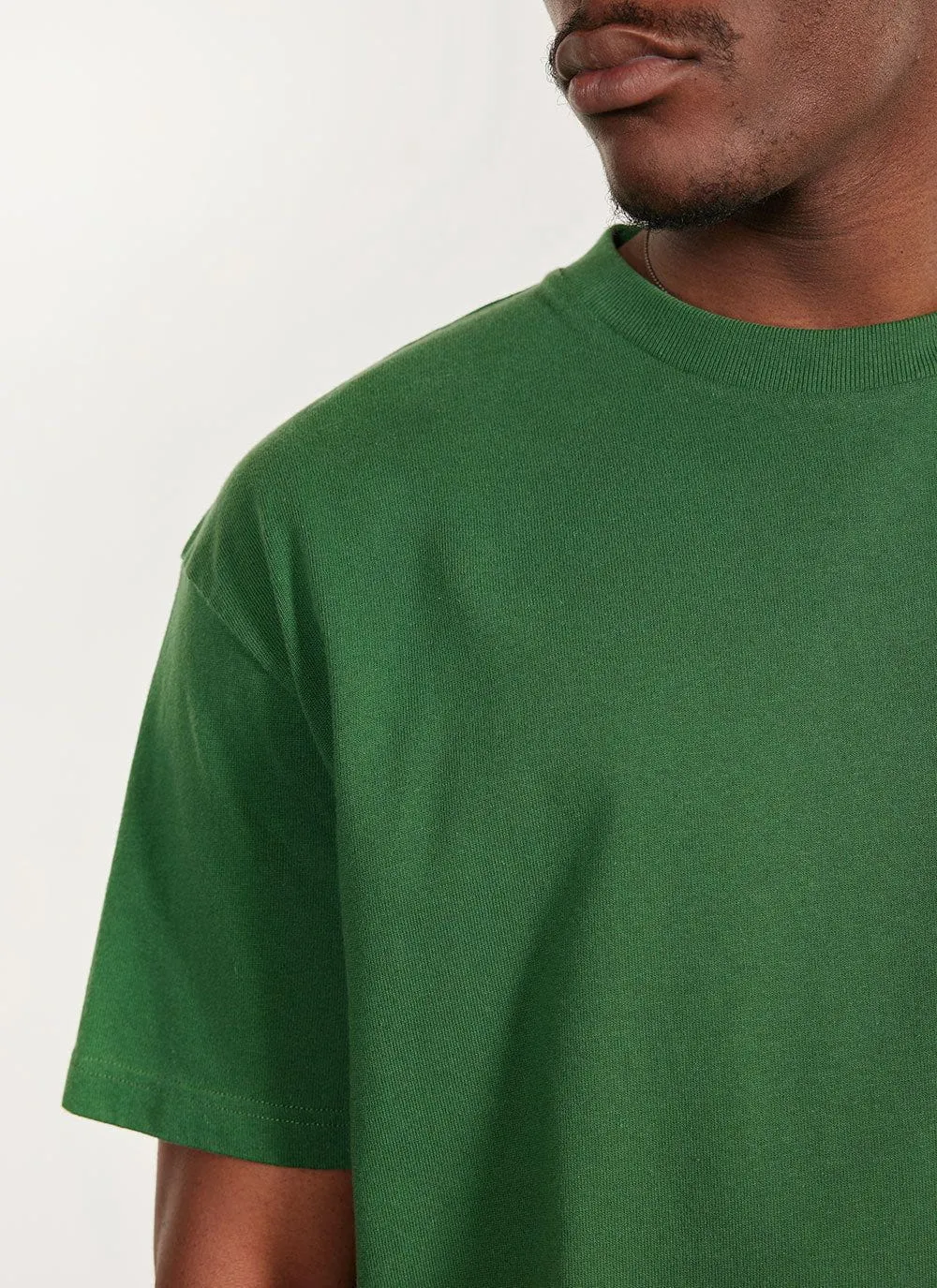 Canard Oversized Auxiliary T Shirt | Organic Cotton | Forest sold by Percival product image thumbnail 5