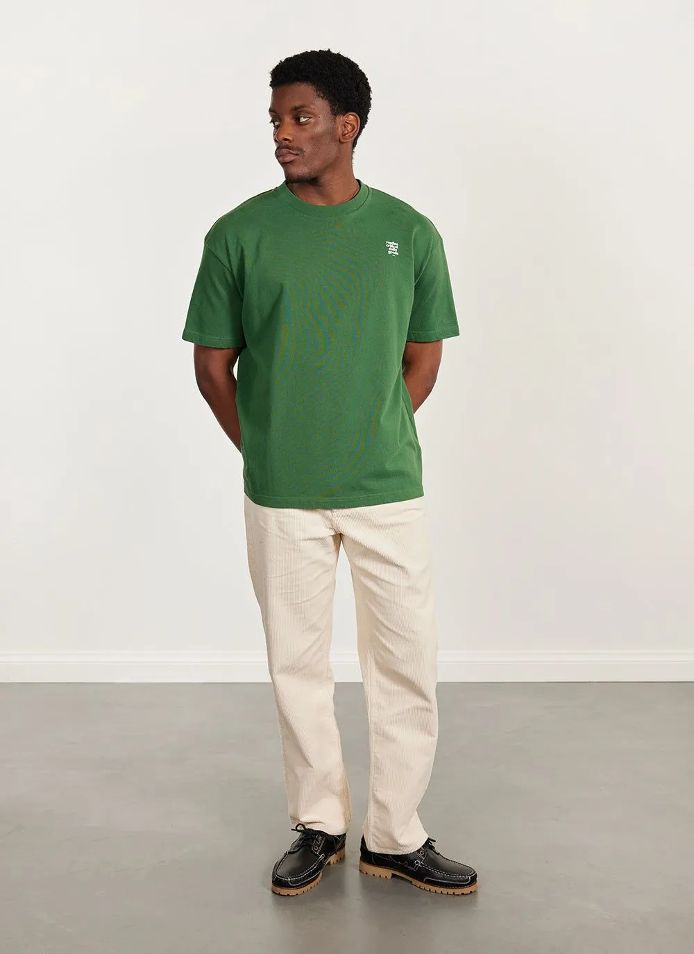 Canard Oversized Auxiliary T Shirt | Organic Cotton | Forest sold by Percival product image thumbnail 3