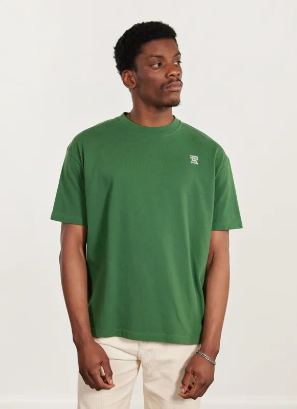 Canard Oversized Auxiliary T Shirt | Organic Cotton | Forest sold by Percival