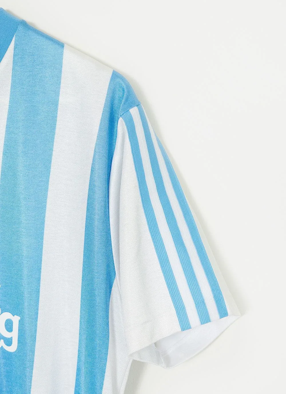 90s Adidas Shirt #27 | Percival x Classic Football Shirts | White with Blue sold by Percival product image thumbnail 4