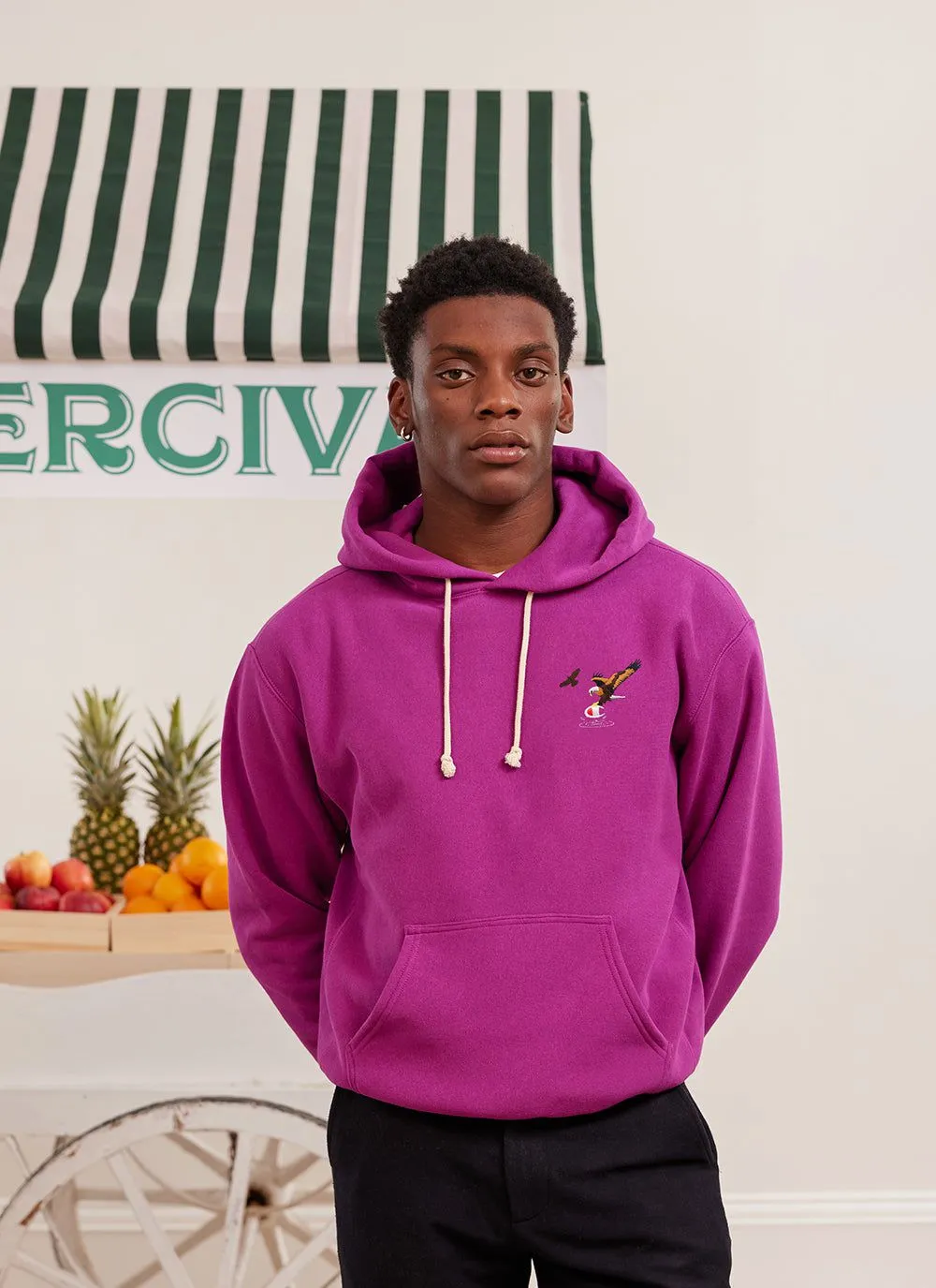 Swooping Eagle Hoodie | Champion and Percival | Magenta sold by Percival product image thumbnail 3
