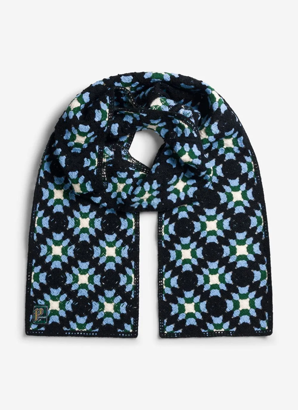 Crochet Scarf | Black sold by Percival product image thumbnail 3