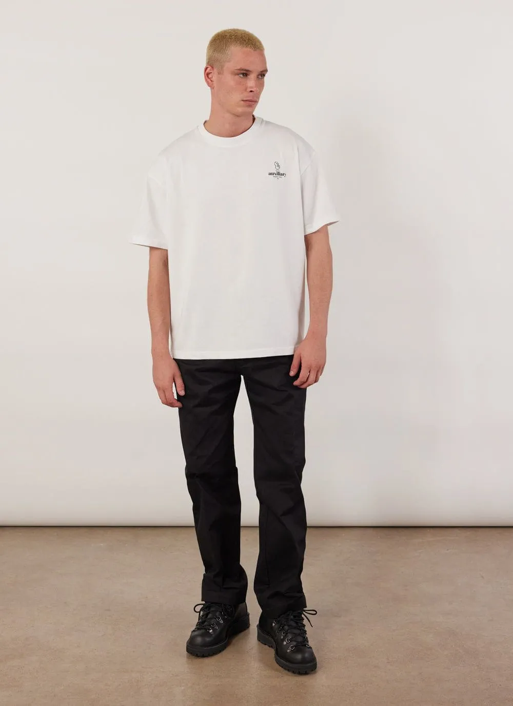 Canard Oversized Auxiliary T Shirt | Organic Cotton | White sold by Percival product image thumbnail 3