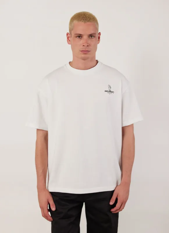Canard Oversized Auxiliary T Shirt | Organic Cotton | White sold by Percival