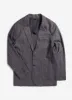 Mini Check Tailored Blazer | Grey sold by Percival