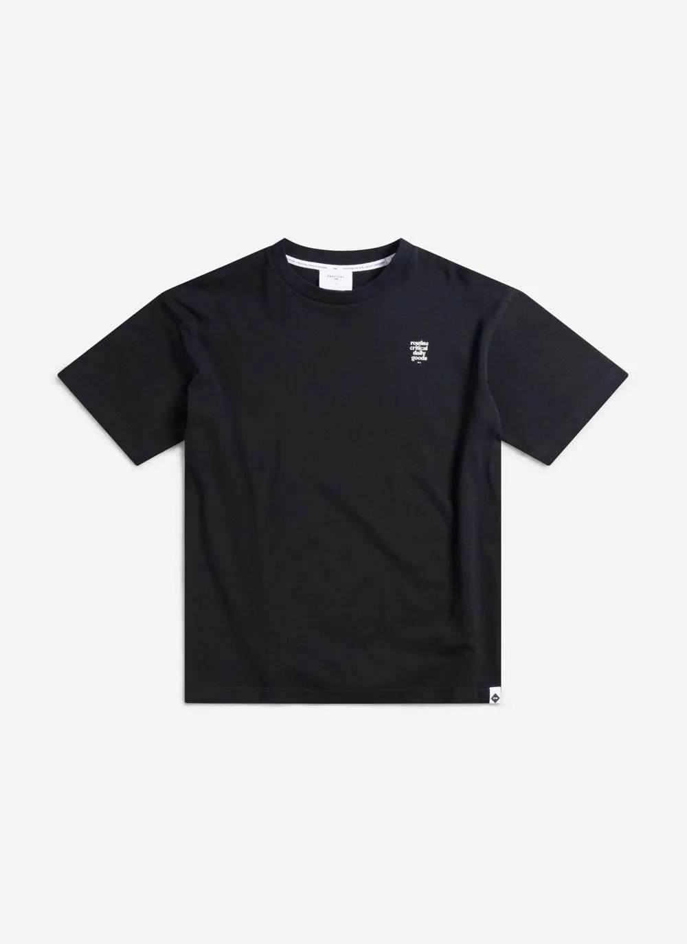 Bark and Stroll Oversized Auxiliary T Shirt | Organic Cotton | Black sold by Percival product image thumbnail 3