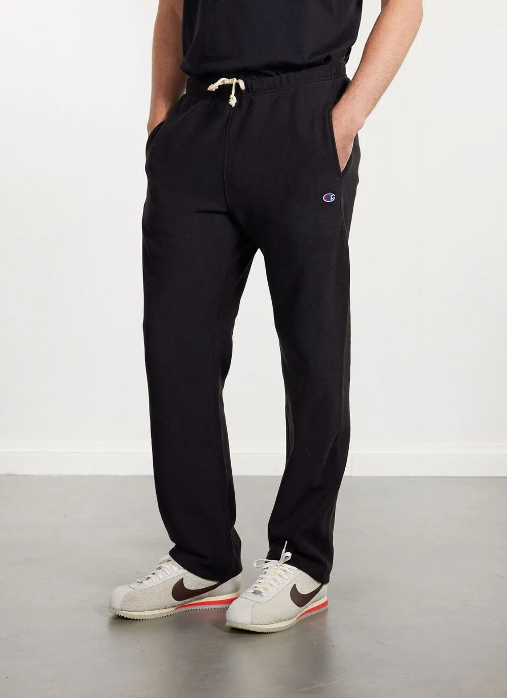 Mascot Straight Leg Trackpants | Champion and Percival | Black sold by Percival product image thumbnail 3