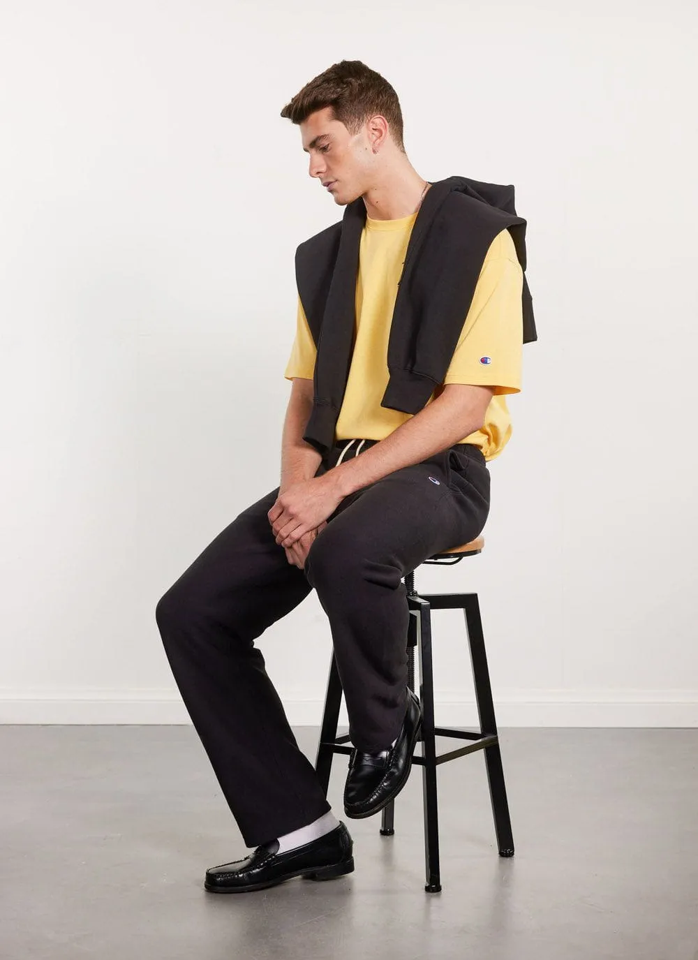Mascot Straight Leg Trackpants | Champion and Percival | Black sold by Percival product image thumbnail 4