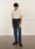 Tuck Shop Tapestry Boxy Clerk Shirt | Cotton | Ecru sold by Percival