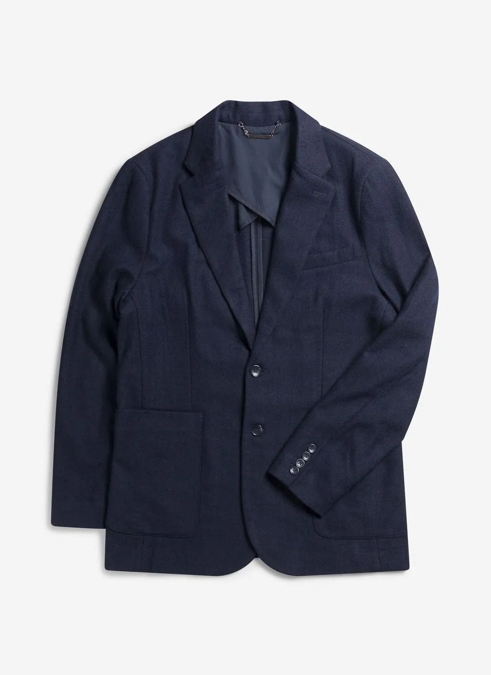 Tailored Wool Blazer | Navy sold by Percival product image thumbnail 5