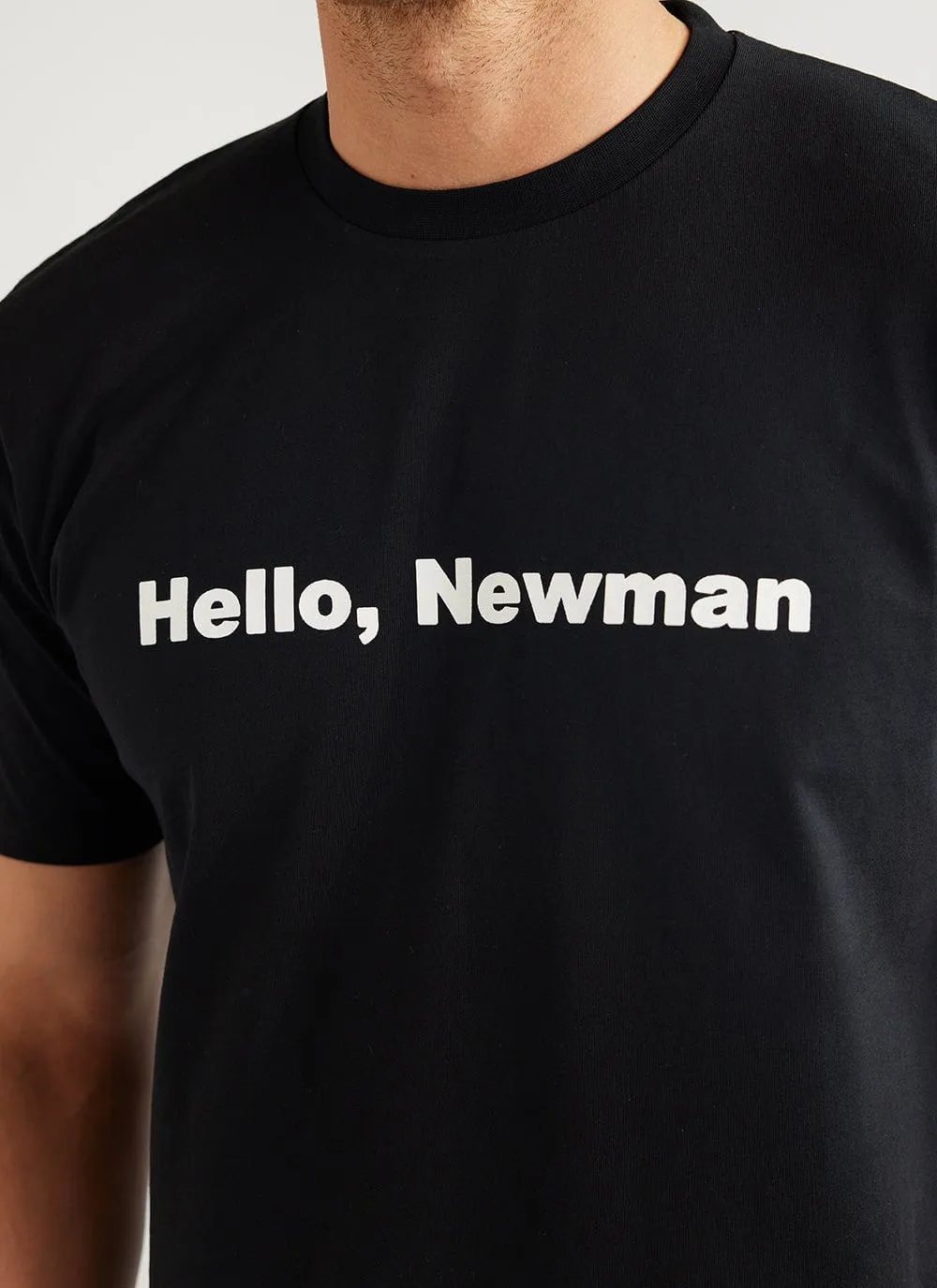 Hello Newman T Shirt | Seinfeld x Percival | Black sold by Percival product image thumbnail 3