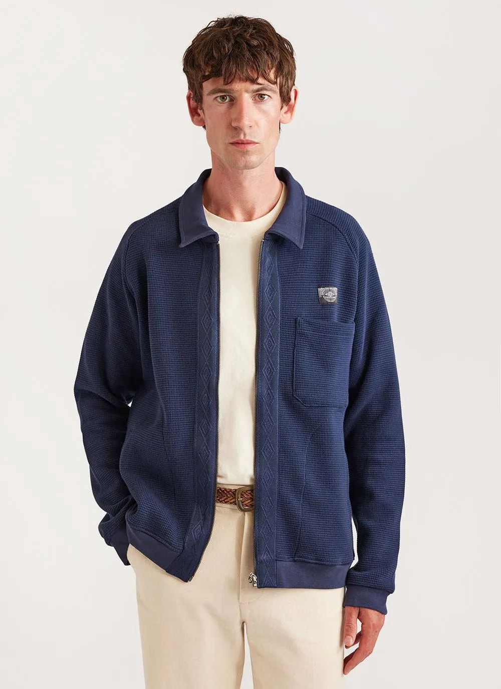 Tonal Tape Track Jacket | Umbro x Percival | Navy sold by Percival