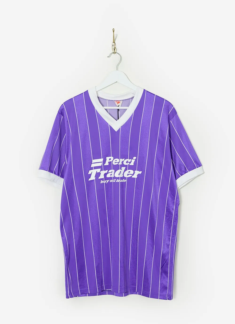 90s Vintage Shirt #13 | Percival x Classic Football Shirts | Purple sold by Percival