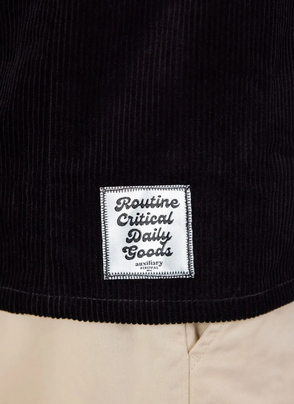 Draftsman Auxiliary Overshirt | Cord | Black sold by Percival product image thumbnail 5