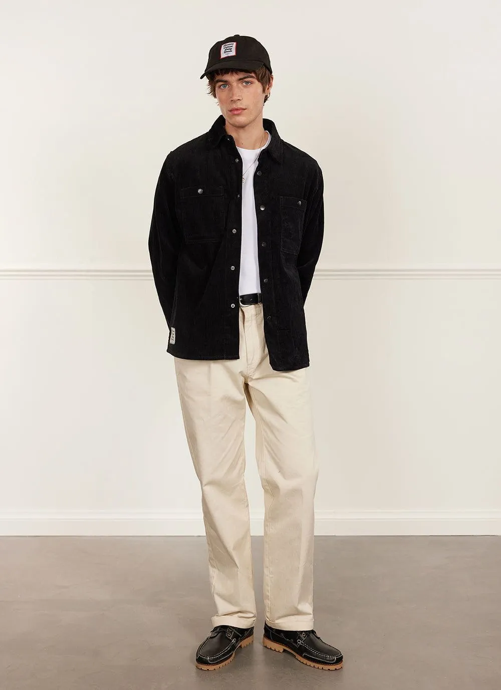 Draftsman Auxiliary Overshirt | Cord | Black sold by Percival product image thumbnail 3