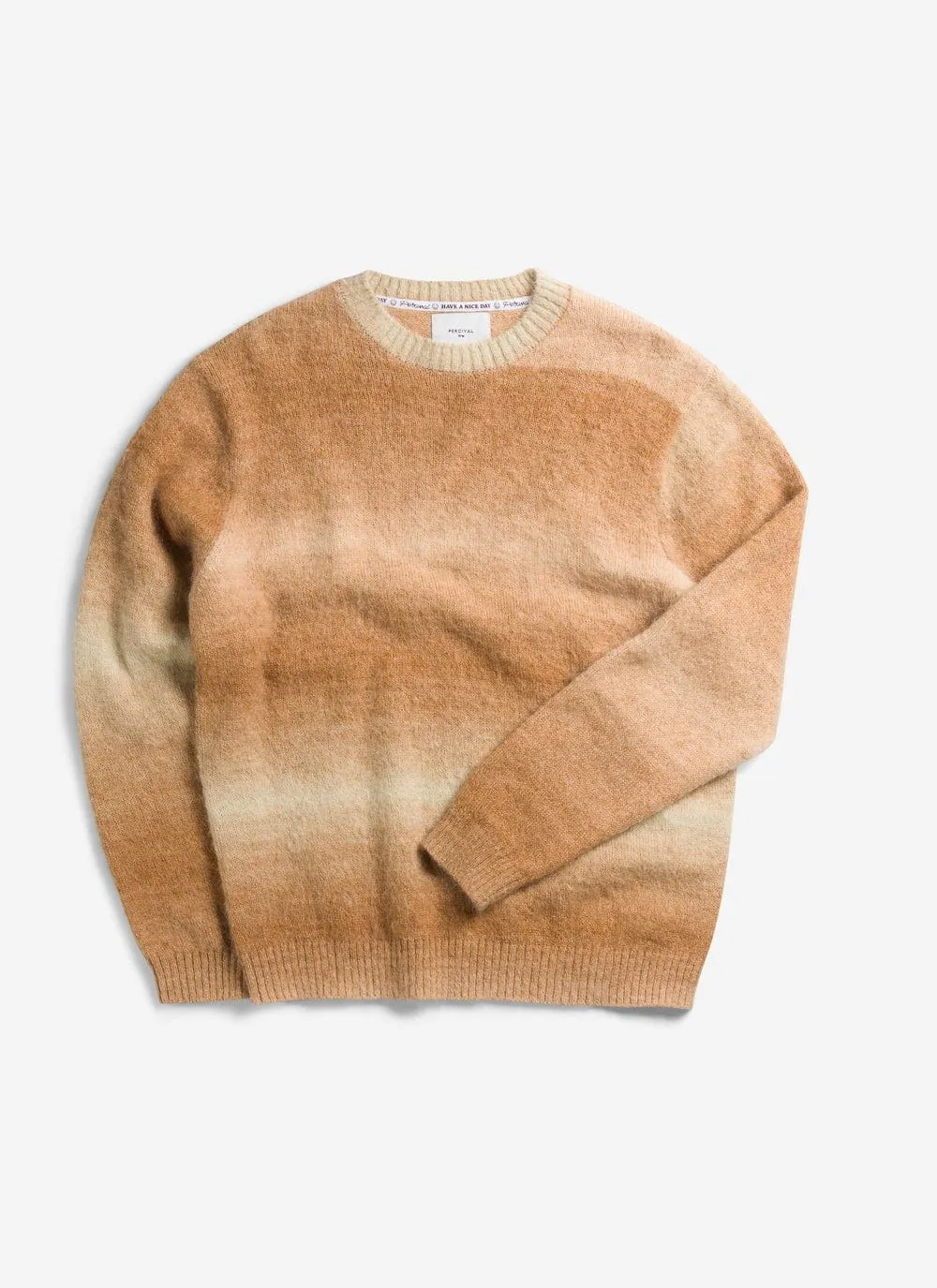 Deku Gradient Crew Neck Jumper | Mohair | Tan sold by Percival product image thumbnail 5