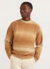 Deku Gradient Crew Neck Jumper | Mohair | Tan sold by Percival