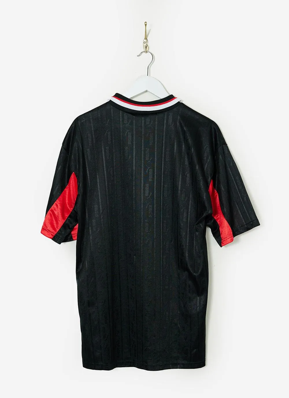 90s Vintage Shirt #54 | Percival x Classic Football Shirts | Black with Red sold by Percival product image thumbnail 2