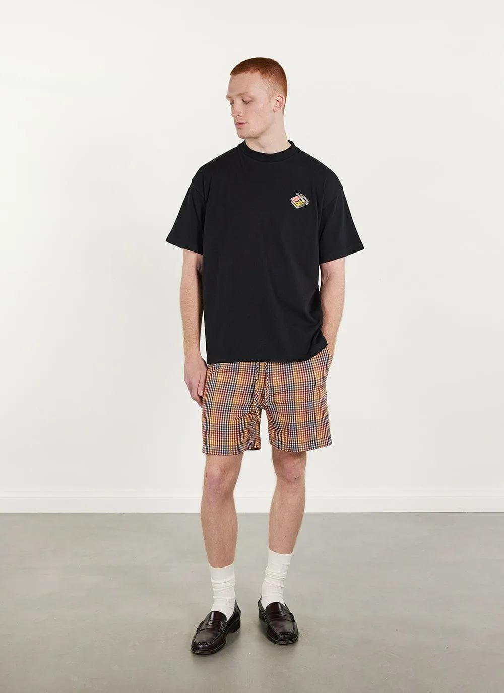 Sardines Oversized T Shirt | Embroidered Organic Cotton | Black sold by Percival product image thumbnail 3