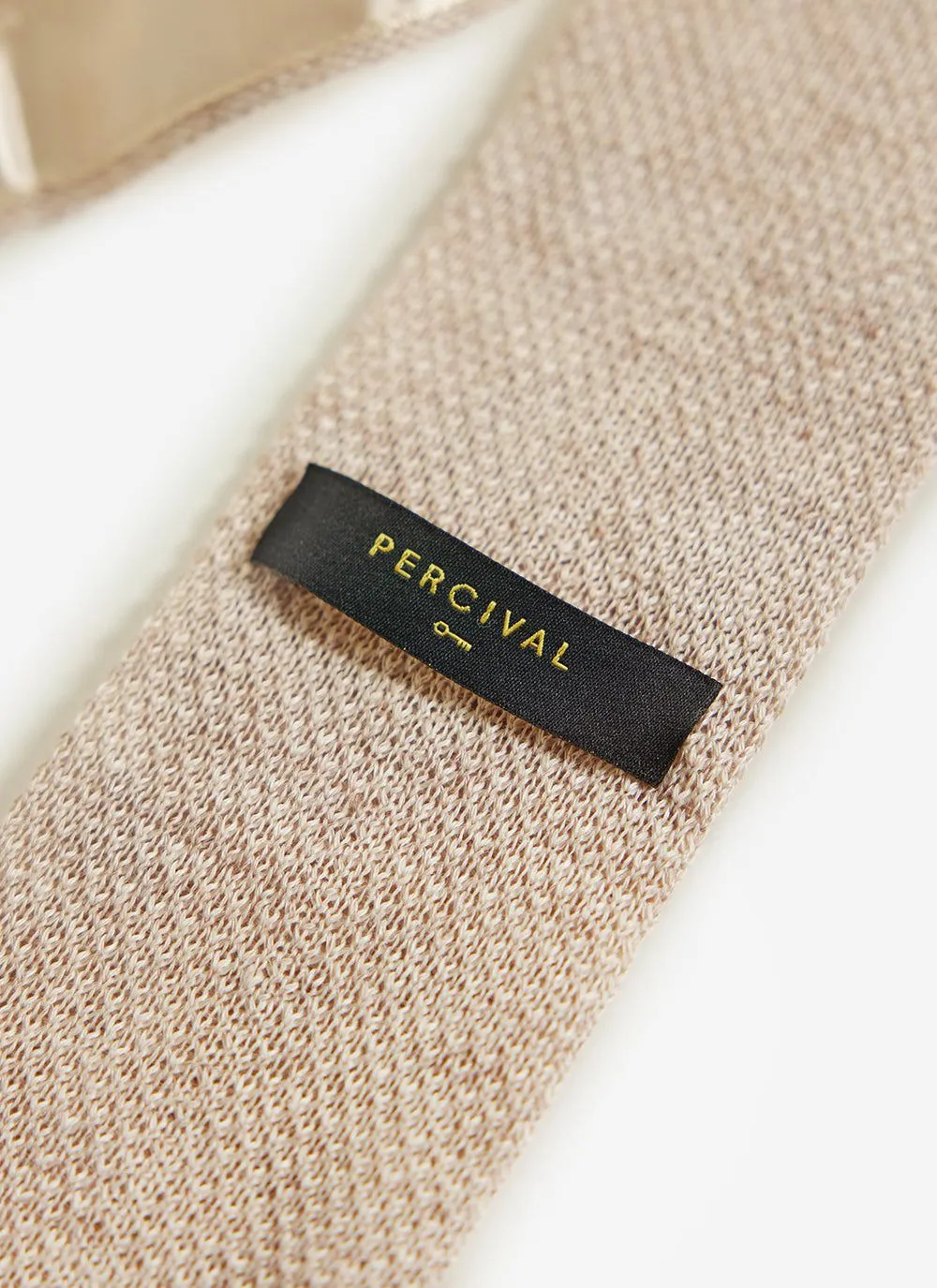 Linen Tie | Oat Marl sold by Percival product image thumbnail 2
