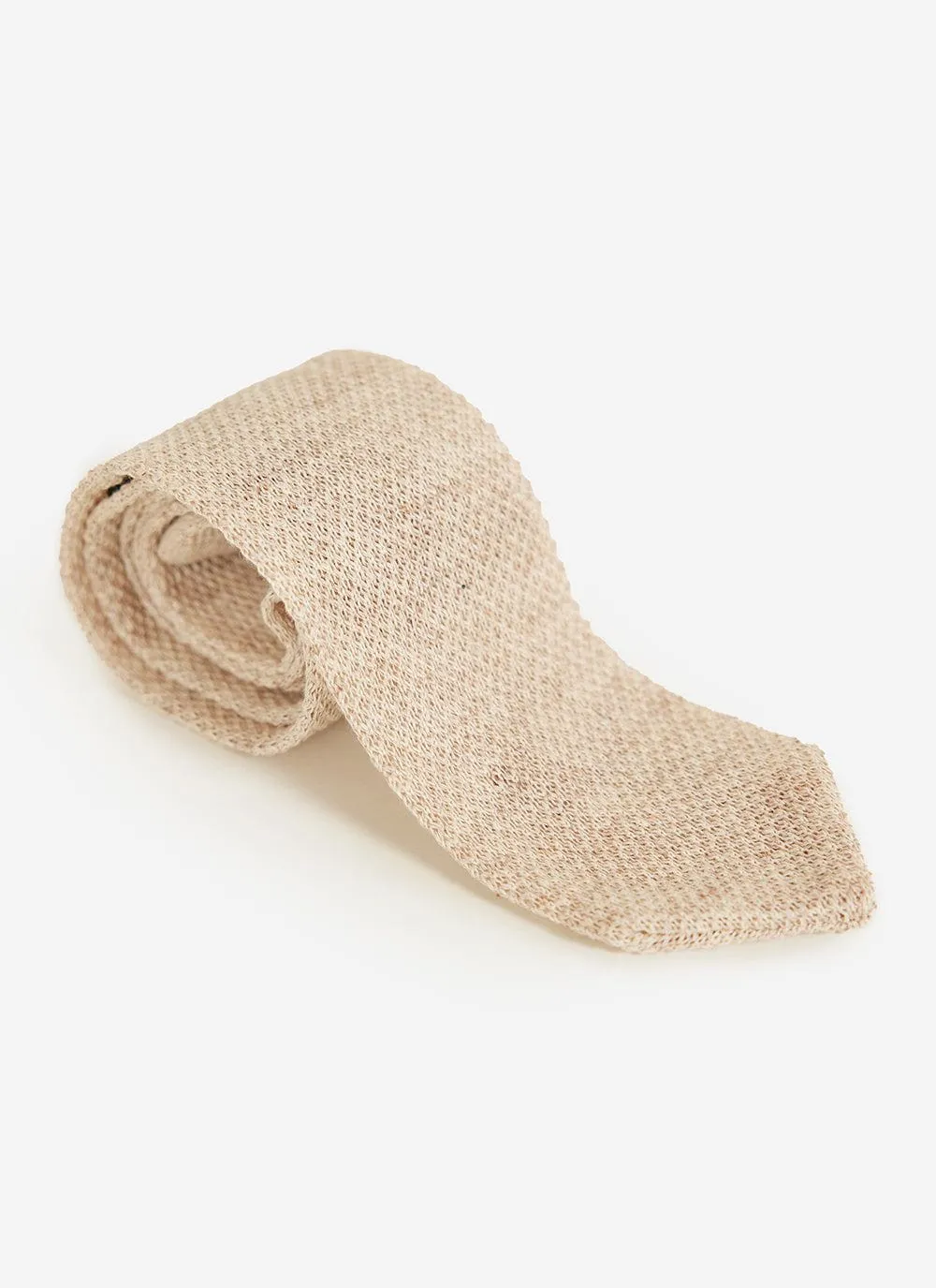 Linen Tie | Oat Marl sold by Percival