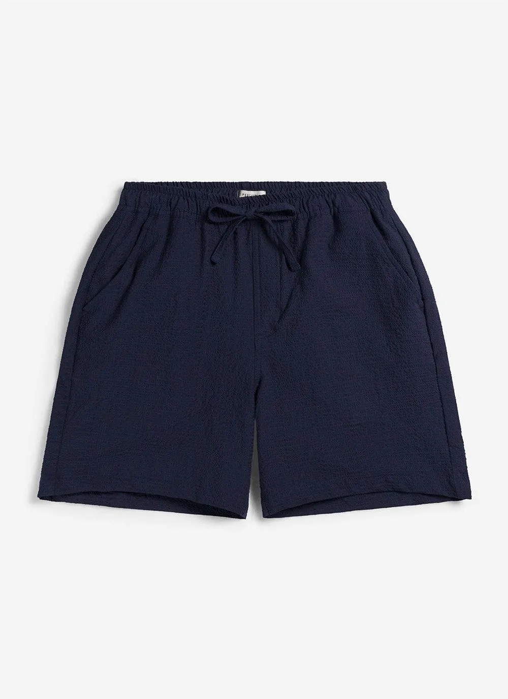 Shorts | Seersucker | Navy sold by Percival product image thumbnail 4