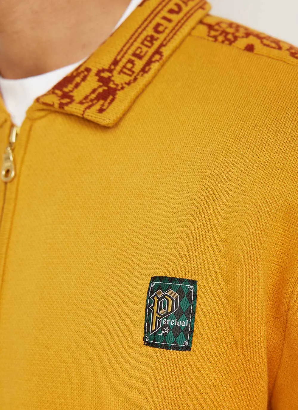 Library Jumper | Knitted Cotton | Mustard sold by Percival product image thumbnail 3