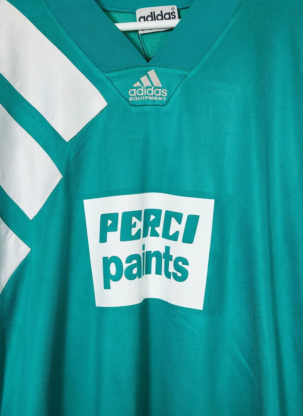 90s Adidas Shirt #52 | Percival x Classic Football Shirts | Green sold by Percival product image thumbnail 3