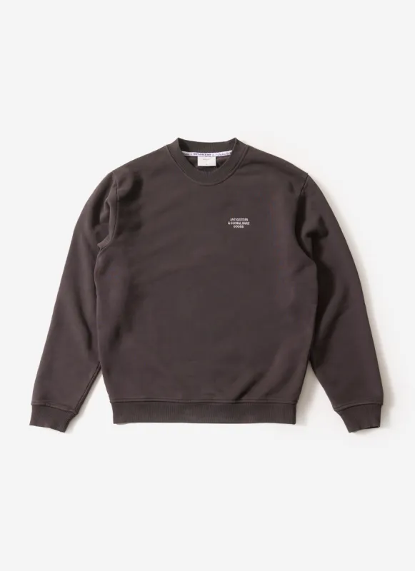 Antiquities Importer Sweatshirt | Cotton | Washed Black sold by Percival