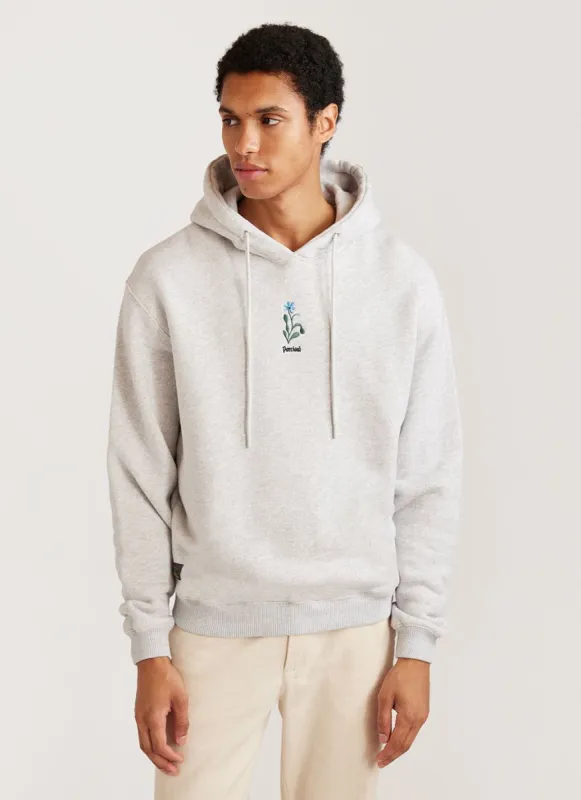 Wildflower Hoodie | Percival x Sophy Hollington | Grey sold by Percival