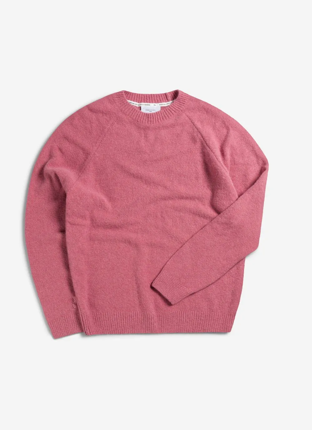 Auxiliary Crew Neck Jumper | Alpaca Wool | Mauve sold by Percival
