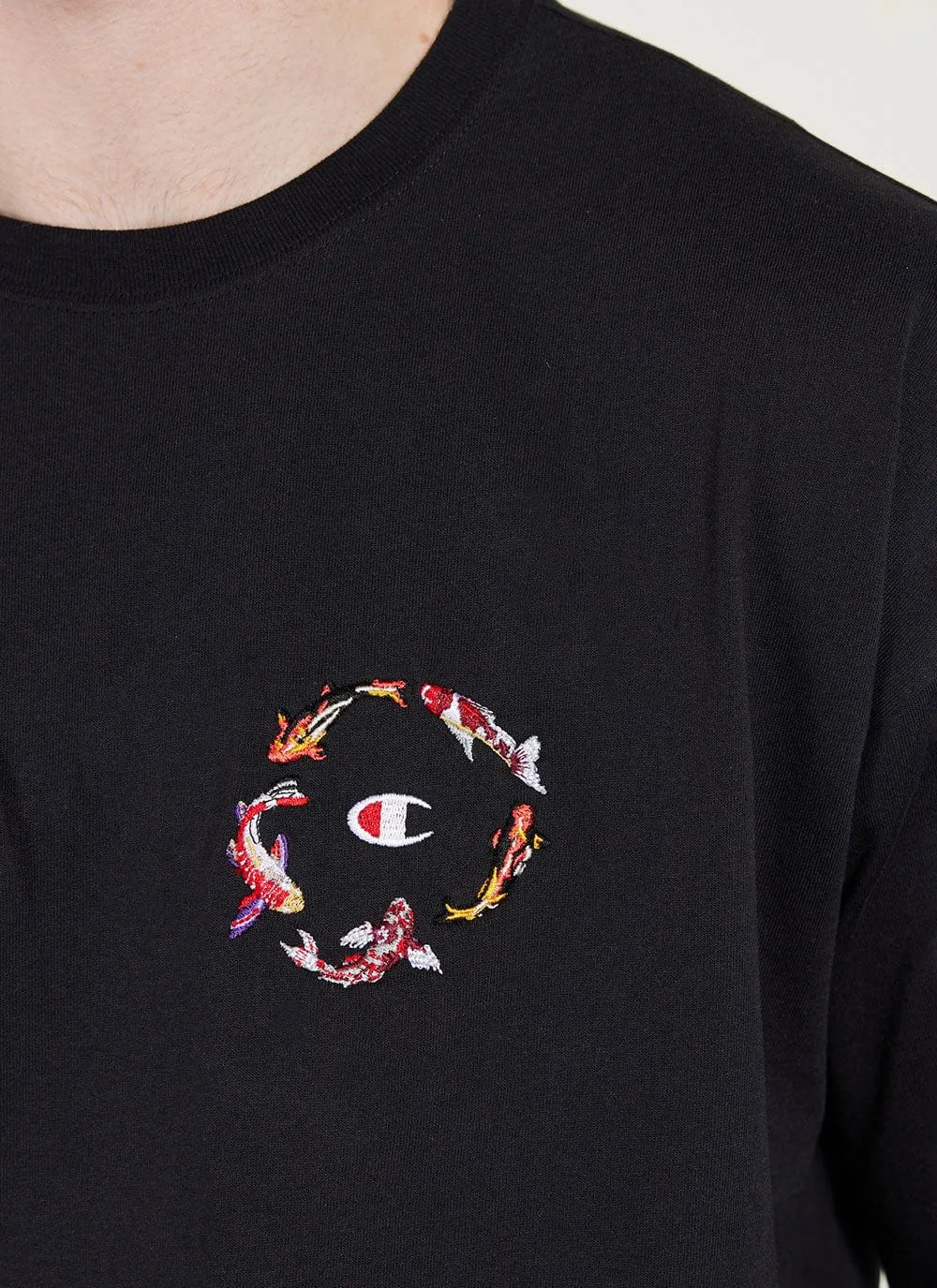 Koi Carp T Shirt | Champion and Percival | Black sold by Percival