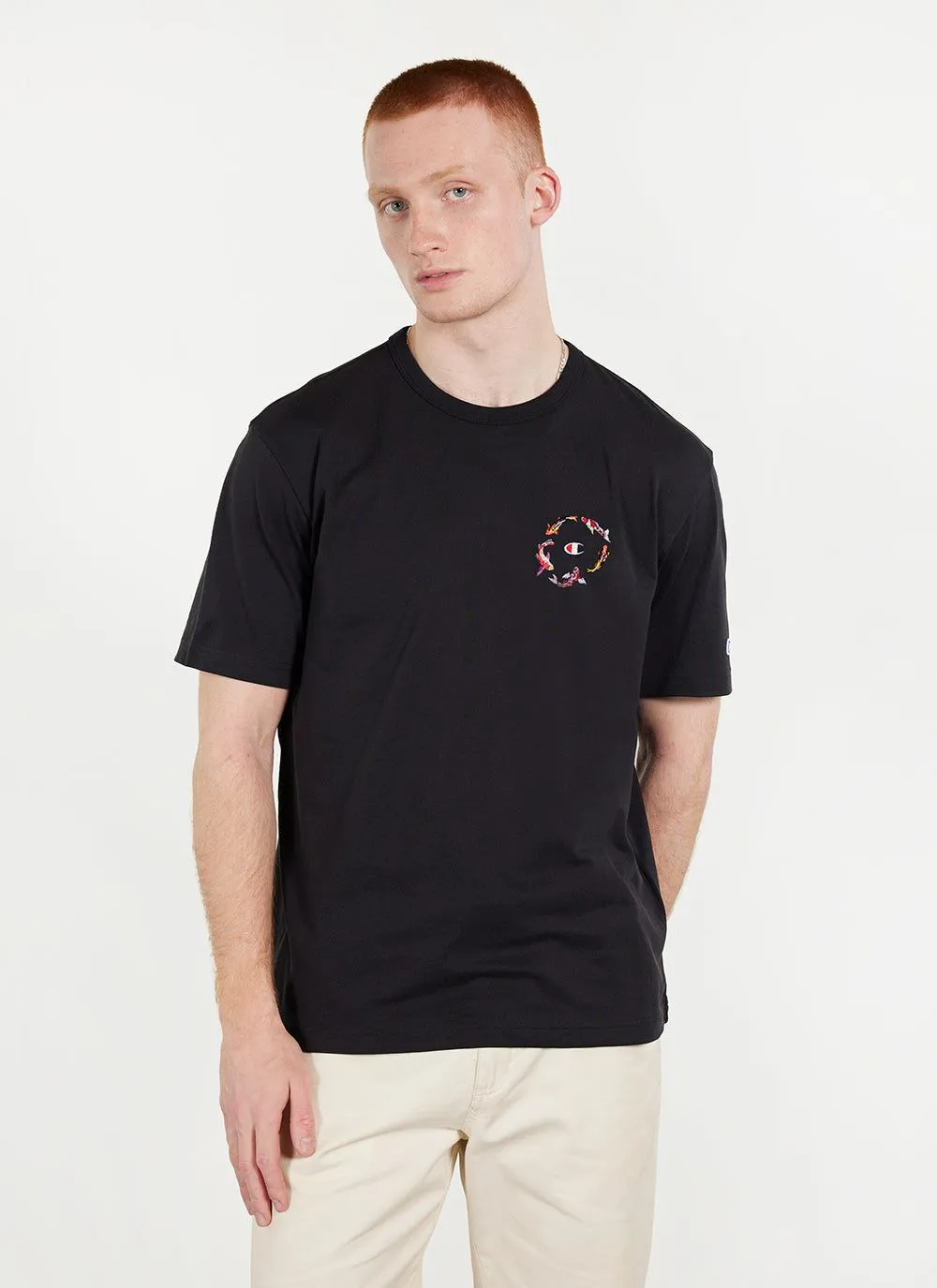 Koi Carp T Shirt | Champion and Percival | Black sold by Percival product image thumbnail 2