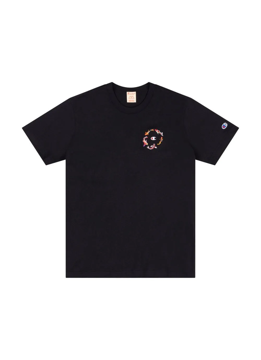 Koi Carp T Shirt | Champion and Percival | Black sold by Percival product image thumbnail 3