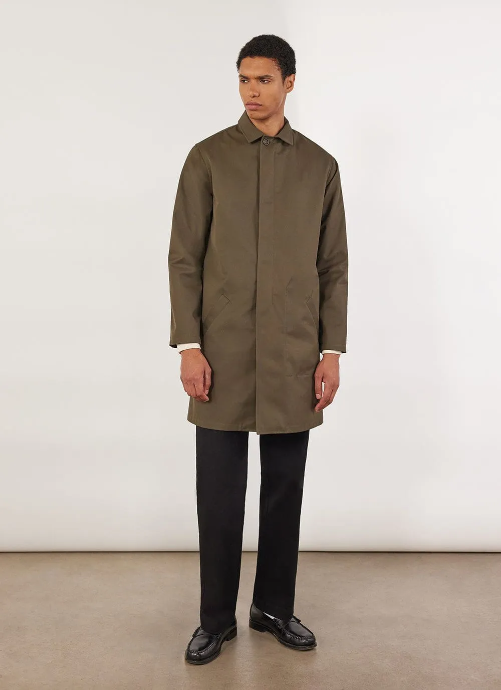 Waterproof Auxiliary Greyson Trench | Forest with Cinnamon sold by Percival product image thumbnail 5