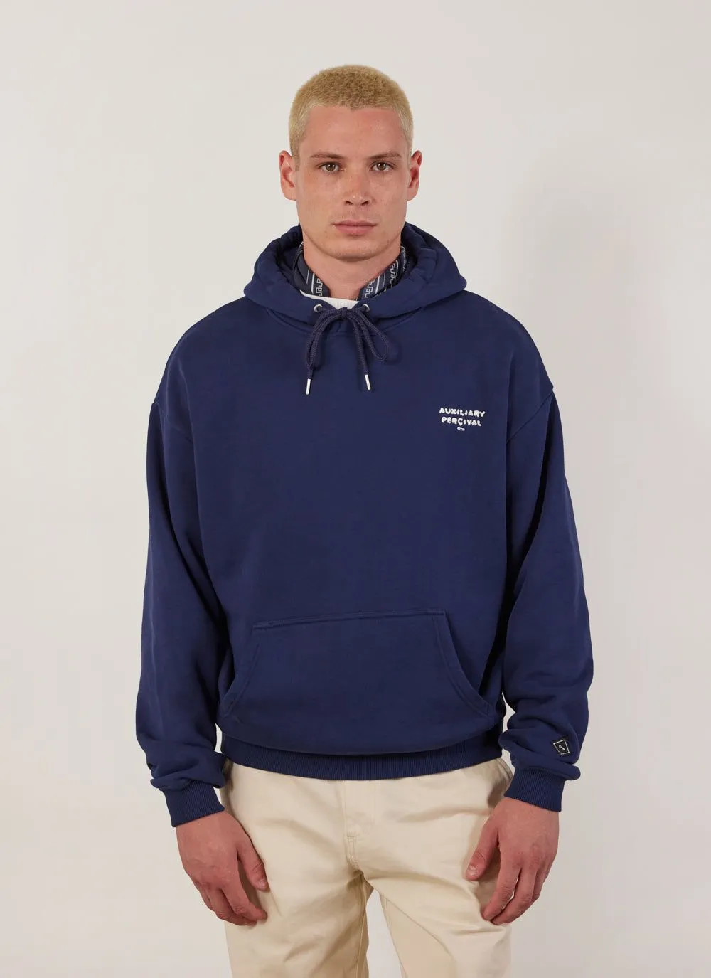 Auxiliary Hoodie 01 | Cotton | Navy sold by Percival product image thumbnail 2