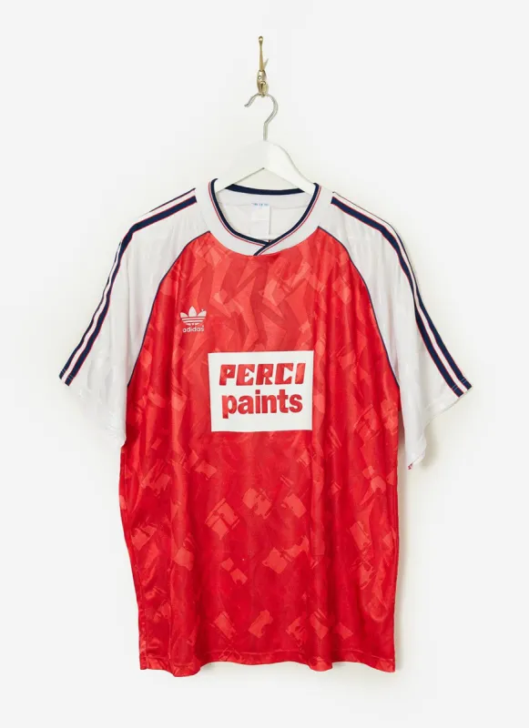 90s Vintage Shirt #47 | Percival x Classic Football Shirts | Red sold by Percival