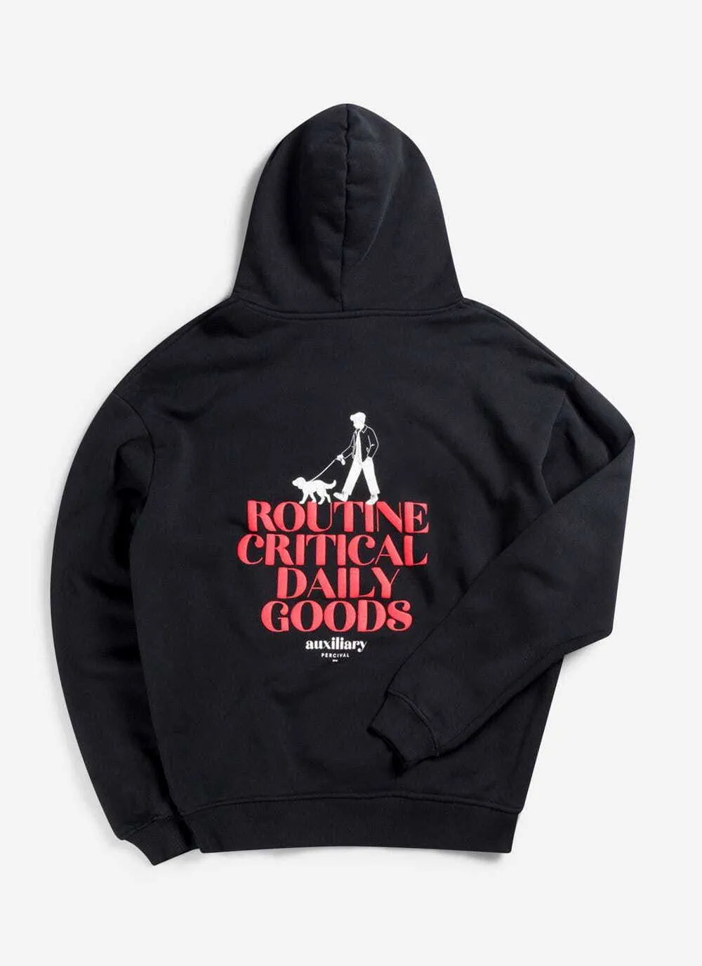 Bark and Stroll Auxiliary Hoodie | Cotton | Black sold by Percival