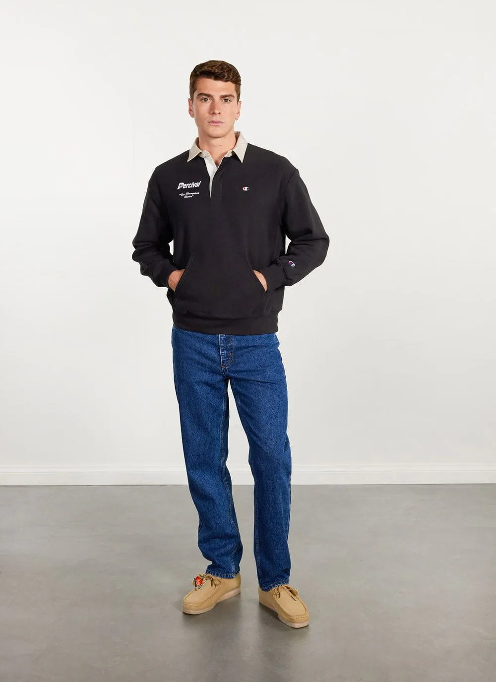 Goal Rugby Polo | Champion and Percival | Black sold by Percival product image thumbnail 3