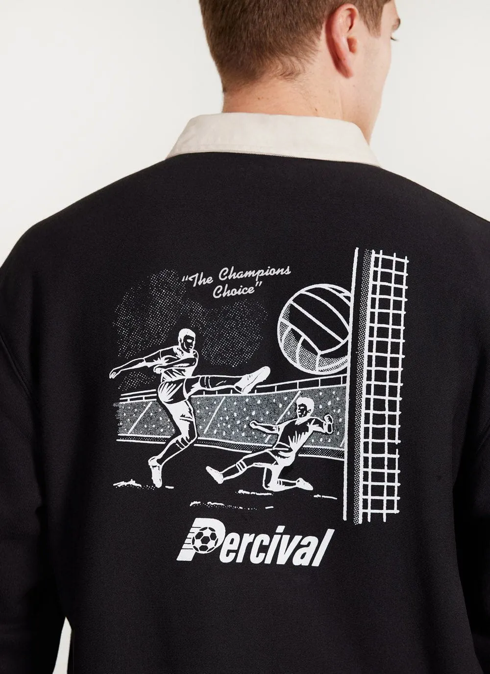 Goal Rugby Polo | Champion and Percival | Black sold by Percival product image thumbnail 2