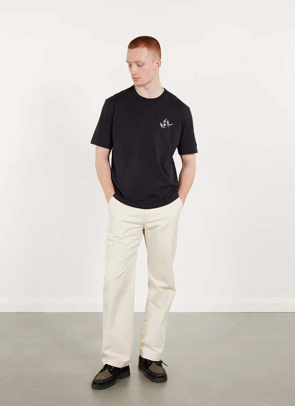 Pigeon T Shirt | Champion and Percival | Black sold by Percival product image thumbnail 3