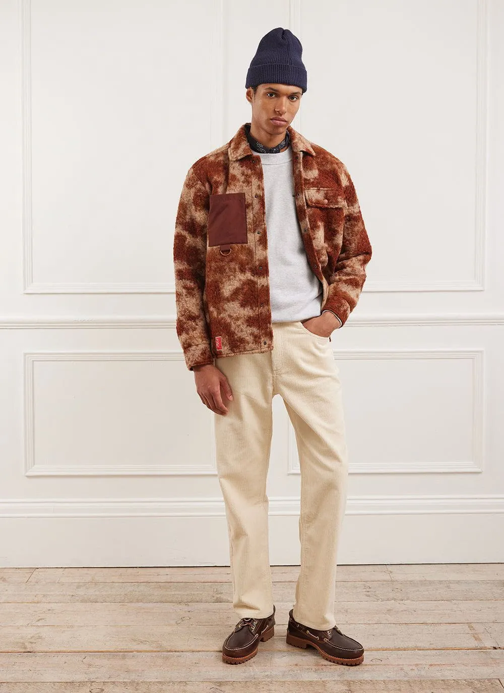 5 Pocket Straight Leg Trousers | Cord | Ecru sold by Percival product image thumbnail 2