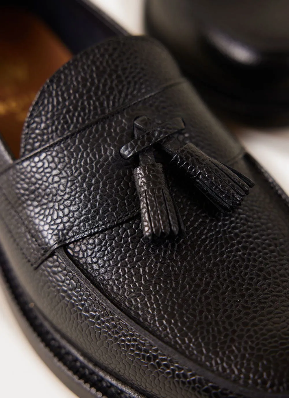 Clasico Tassel Loafer | Blackstock & Weber x Percival | Black sold by Percival product image thumbnail 4