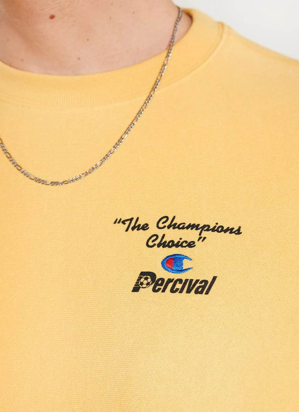 Trophy Sweatshirt | Champion and Percival | Mustard sold by Percival product image thumbnail 2