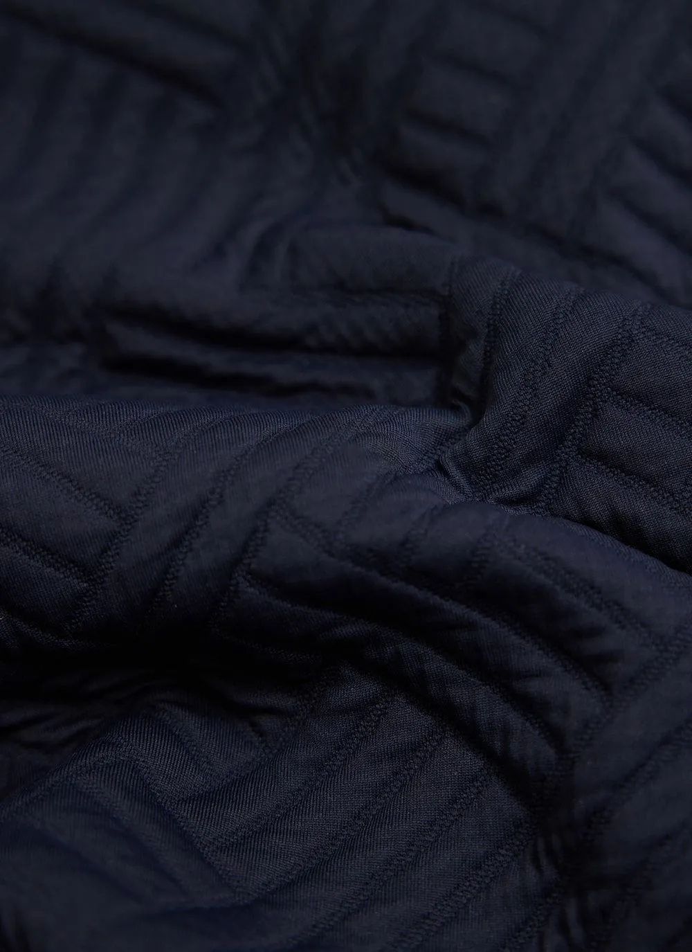 Quilted Classic Shirt | Navy sold by Percival product image thumbnail 2