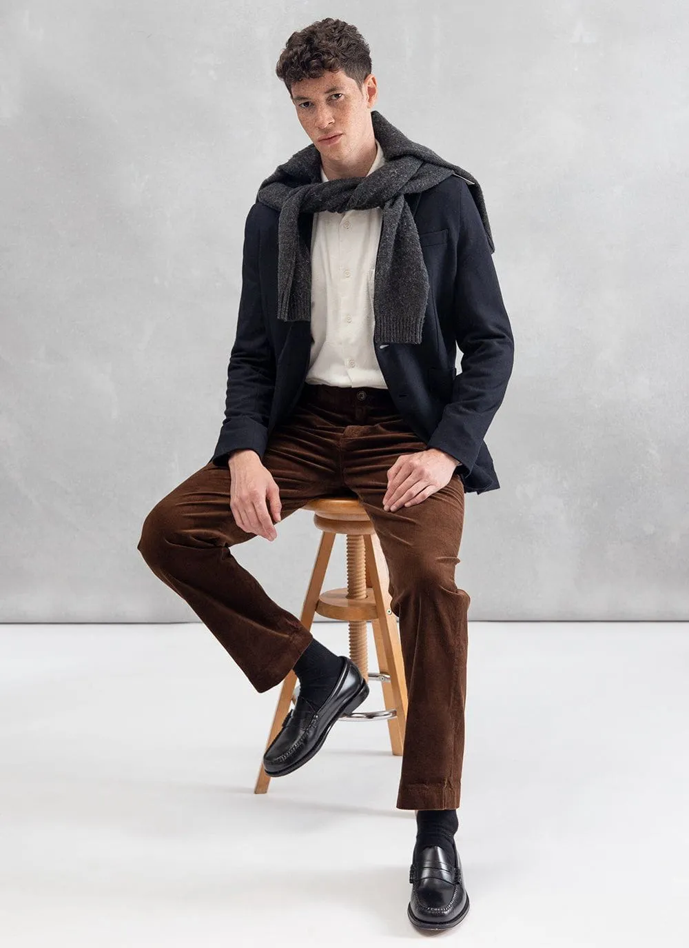 Tailored Blazer | Wool | Navy sold by Percival product image thumbnail 3