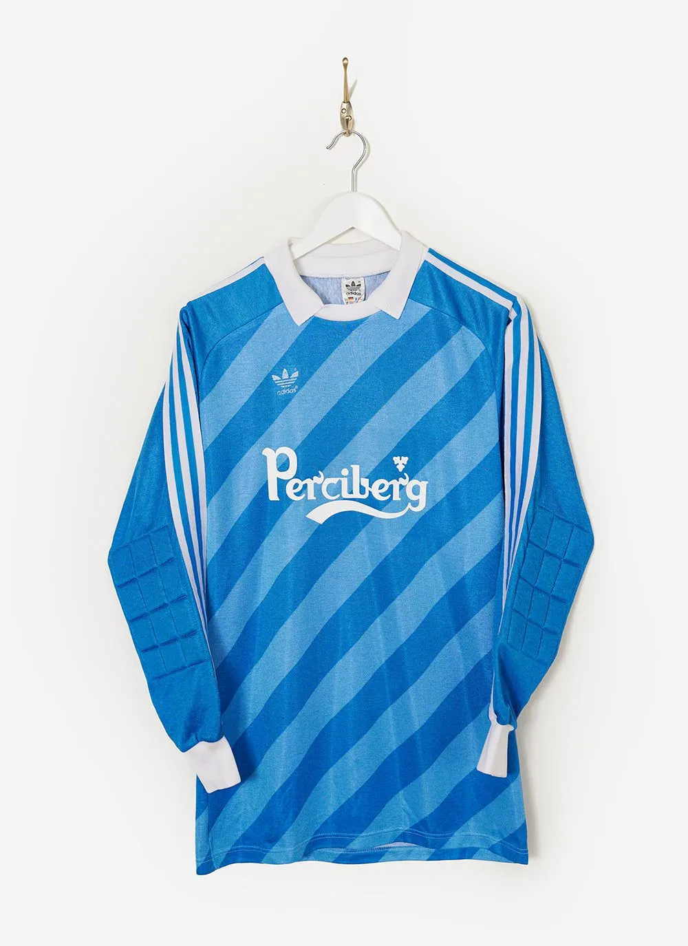 90s Adidas Shirt #38 | Percival x Classic Football Shirts | Blue sold by Percival