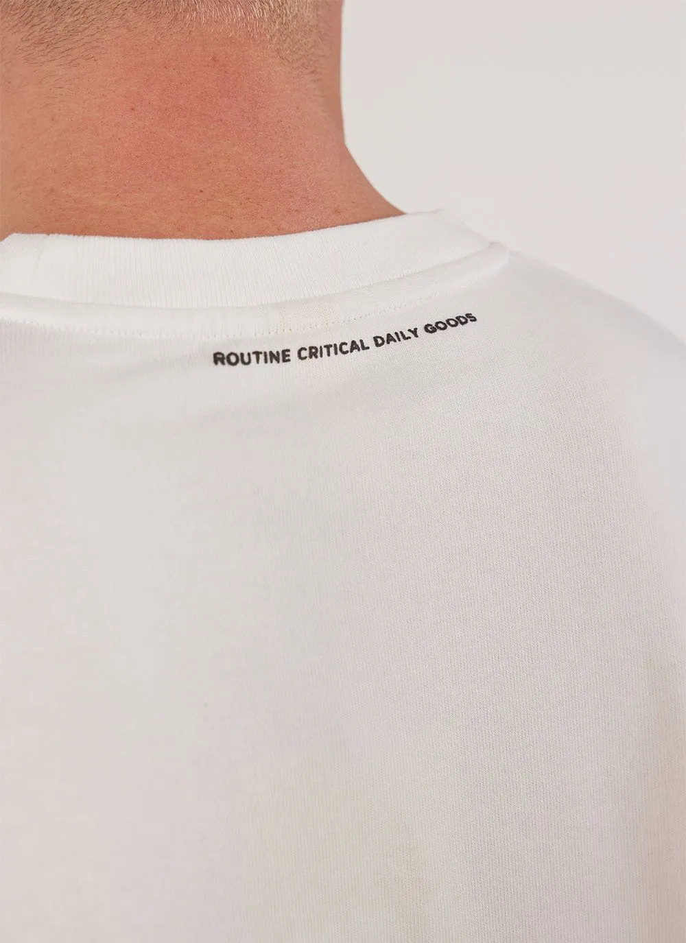 Bouquet Oversized Auxiliary T Shirt | Embroidered Organic Cotton | White sold by Percival product image thumbnail 5