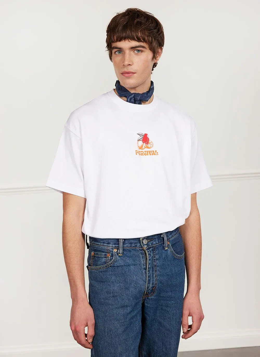 Lemon Kreme Oversized T Shirt | Organic Cotton | White sold by Percival product image thumbnail 3