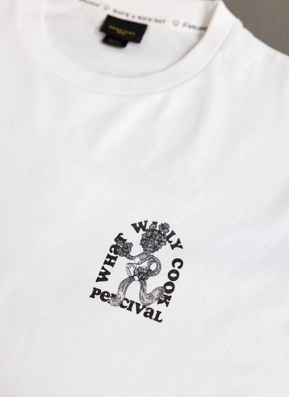 Pamela Corianderson Long Sleeve T Shirt | Percival x What Willy Cook | White sold by Percival product image thumbnail 3